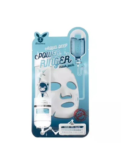 Elizavecca Aqua Deep, Power Ringer Mask (Nawadniająca maska do twarzy  w płachcie)
