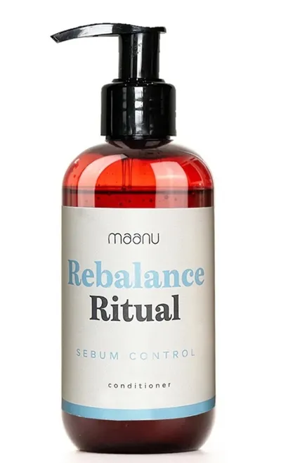 Maanu Rebalance Ritual, Sebum Control Conditioner (Serum do włosów przetłuszczających się)