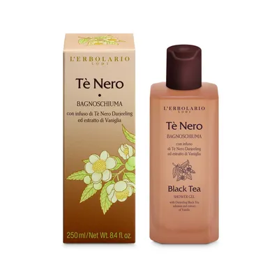 L'Erbolario Te Nero, Shower Gel (Czarna Herbata, Żel pod prysznic)