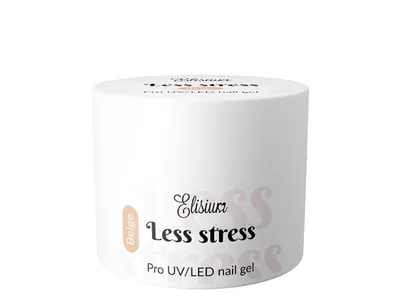 Elisium Less Stress, Pro UV/LED Nail Gel (Budujący żel do paznokci)