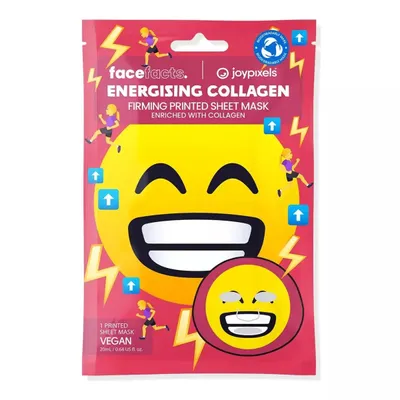 Face Facts Energising Collagen, Firming Sheet Mask (Ujędrniająca maseczka do twarzy w płachcie)