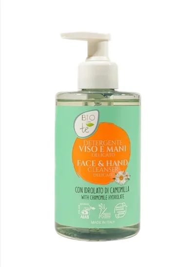 Pierpaoli Bioconte, Chamomile, Face & Hand Wash Gel (Żel do mycia twarzy i rąk z hydrolatem rumiankowym)