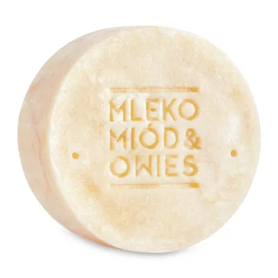 Ministerstwo Dobrego Mydła Mleko, miód i owies, Emolientowo-proteinowy szampon w kostce