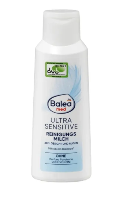 Balea Med, Ultra Sensitive, Make-up Remover Milk (Mleczko do oczyszczania twarzy i oczu)