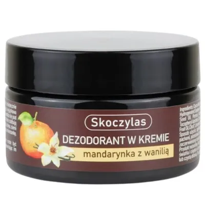 Skoczylas Mandarynka z wanilią,  Dezodorant w kremie bez soli aluminium