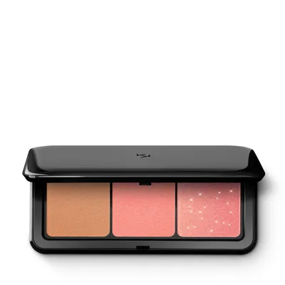 Kiko Milano Multi Finish, Trio Blush & Bronzer Palette (Paleta do konturowania twarzy)