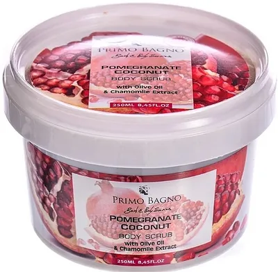 Primo Bagno Pomegranate Coconut, Body Scrub (Granat i kokos, Peeling do ciała)