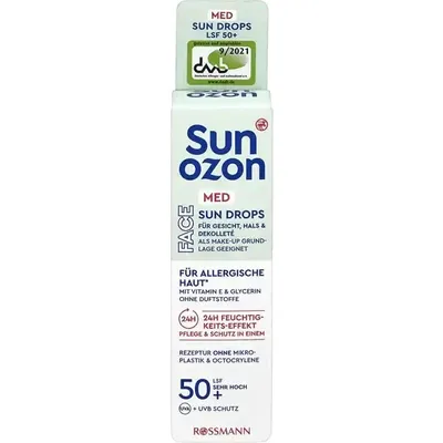 SunOzon Med , Sun Drops SPF 50+ (Kropelki przeciwsłoneczne)