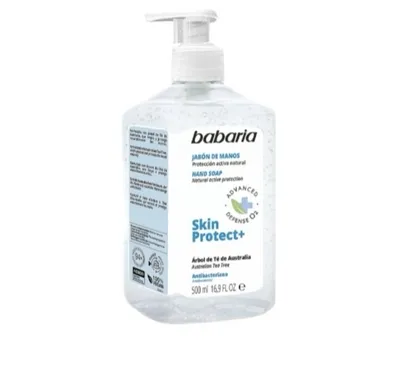 Babaria Natural Cosmetics Skin Protect+, Hand Soap (Mydło antybakteryjne)