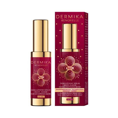 Dermika Renovelle, Nocna naprawa skóry, Ekskluzywne serum multi-eliksir na noc