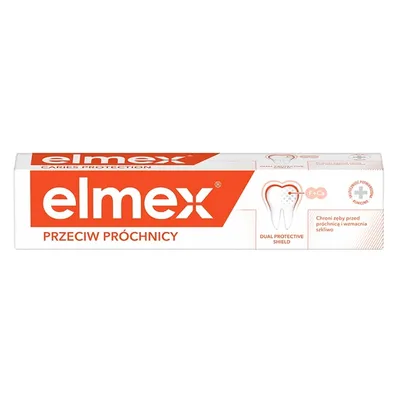 Elmex Amina+ Fluor, Przeciw próchnicy, Pasta do zębów z fluorem