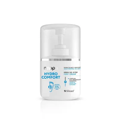 Silcare Nappa Hydro Comfort, Moisturizing 5% Urea Foot Cream (Nawilżający krem do stóp z 5% mocznikiem)