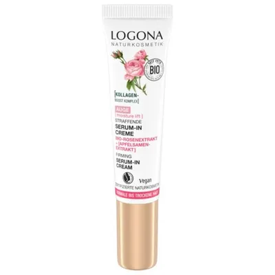 Logona Moisture Lift, Serum-in-Cream Eye (Wygładzający serum w kremie do oczu)