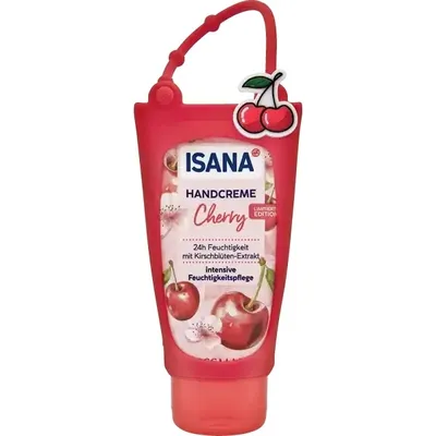 Isana Cherry Hand Cream (Wiśnia, Krem do rąk)