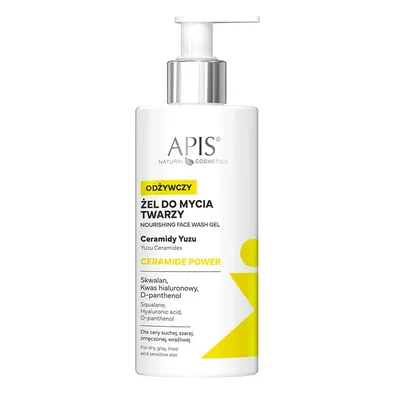 Apis Ceramide Power, Odżywczy żel do mycia twarzy