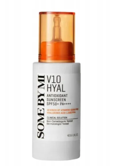 Some by MI V10 Hyal, Antioxydant Sunscreen SPF50+PA++++ (Nawilżający krem do twarzy z SPF50+PA++++)