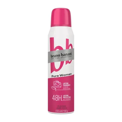 Bruno Banani Pure Woman, 48H Lasting Protection, Anti-Perspirant Spray (Antyperspirant w sprayu)
