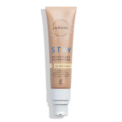 Lumene Stay, Weightless Foundation (Długotrwały podkład do twarzy)