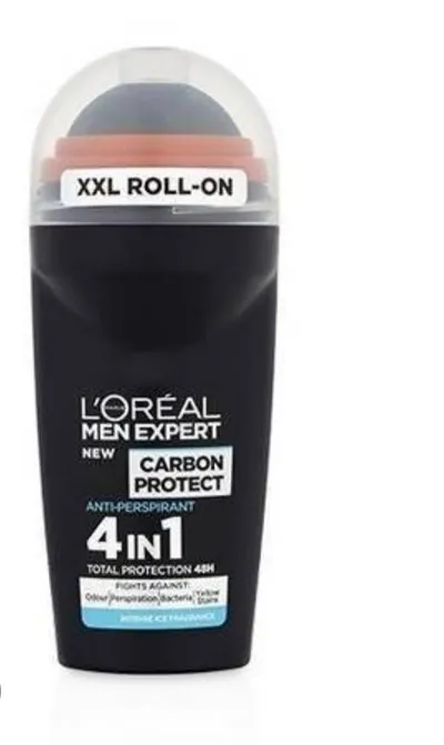 L'Oreal Paris Men Expert, Carbon Protect, 4 in 1 Anti-Perspirant Roll-on (Antyperspirant w kulce)