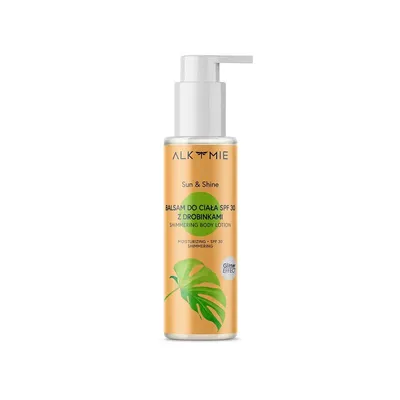 Alkmie Sun & Shine, Balsam do ciała SPF30 z drobinkami