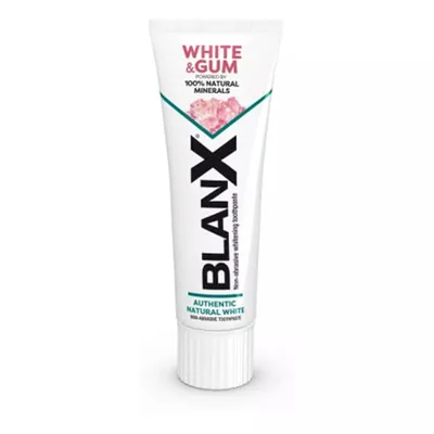 BlanX White & Gum, 100% Natural Minerals, Toothpaste (Wybielająca pasta do zębów z minerałami)