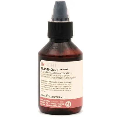 Insight Elasti-Curl, Illuminating Hair Oil Serum (Nabłyszczające serum olejowe do włosów kręconych)