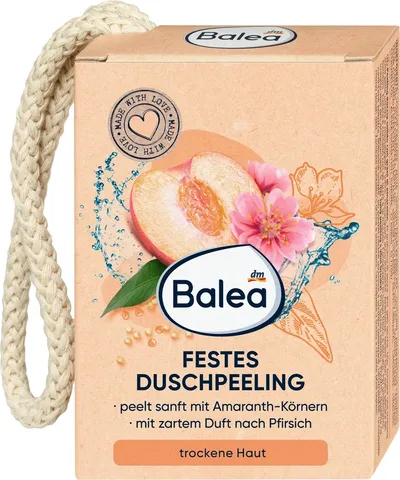 Balea Peeling Shower Gel in Bar (Peelingujący żel pod prysznic w kostce)