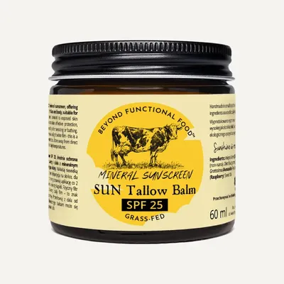 Beyond Functional Food Sun Tallow Balm SPF25 (Balsam do twarzy i ciała SPF25)