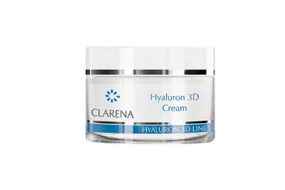 Clarena Hyaluron 3D Line, Hyaluron 3D Cream (Ultra-nawilżający krem z 3 rodzajami kwasu hialuronowego)
