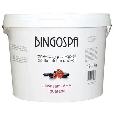 BingoSpa Zmiękczająca kąpiel do skórek i paznokci z kwasami AHA i guaraną