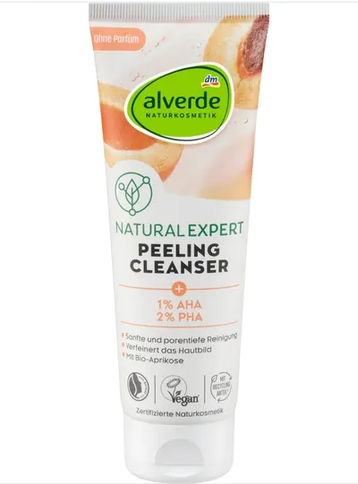 Alverde Natural Expert, Peeling Cleanser (Naturalny peeling oczyszczający)