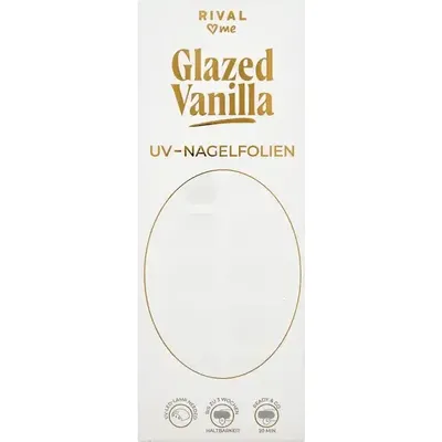 Rival Loves Me Glazed Vanilla, UV Nail Foils (Folie na paznokcie z efektem żelowego manicure)