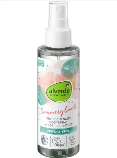 Alverde Sommerglück, Refreshing Body Spray (Odświeżający spray do ciała)