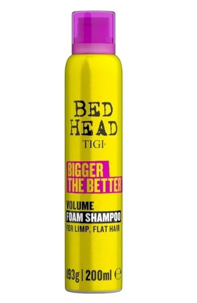 Tigi Bed Head, Bigger The Better, Volume Foam Shampoo (Szampon w piance zwiększający objętość włosów)