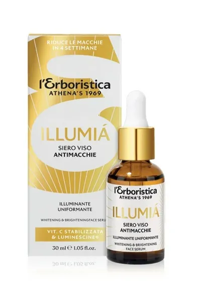 Athena's l'Erboristica Illumia, Whitening & Brightening Face Serum (Rozświetlające serum do twarzy)