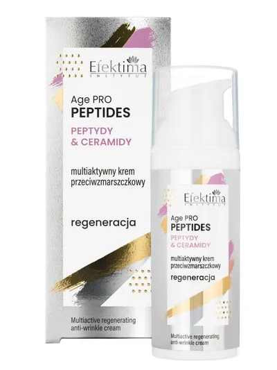 Efektima Age Pro Peptides, Peptydy & Ceramidy, Regeneracja, Multiaktywny krem przeciwzmarszczkowy