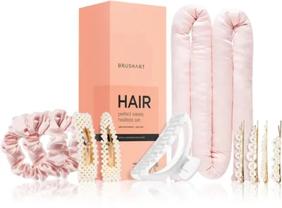 BrushArt Hair, Heatless Hair Curling Set (Zestaw do kręcenia włosów)