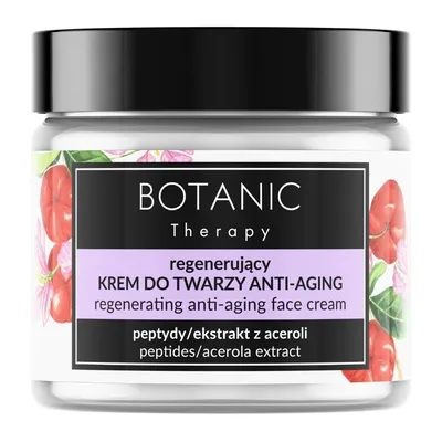 Botanic Skin Food Therapy, Regenerujący krem do twarzy anti-aging