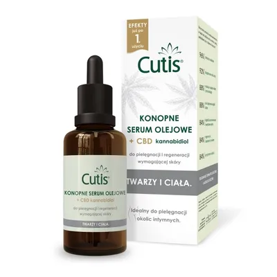 Cutis Konopne serum olejowe do twarzy i ciała