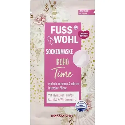 Fusswohl Boho Time, Foot Mask (Maska do stóp w skarpetkach)