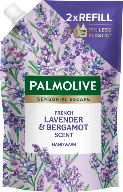 Palmolive Sensorial Escape, French Lavender & Bergamot Scent, Hand Wash (Lawenda i Bergamotka, Mydło do rąk w płynie)