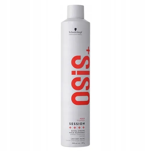Schwarzkopf Professional Osis+, Session, Hold Fixation, Extra Strong Hold Hairspray (Mocno utrwalający lakier do włosów)