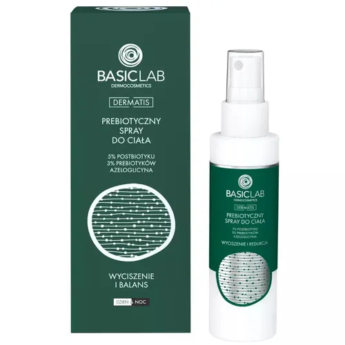 BasicLab Dermocosmetics Wyciszenie i Balans, Prebiotyczny spray do ciała