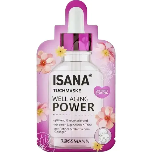 Isana Well Aging Power, Sheet Mask (Maska w płachcie)