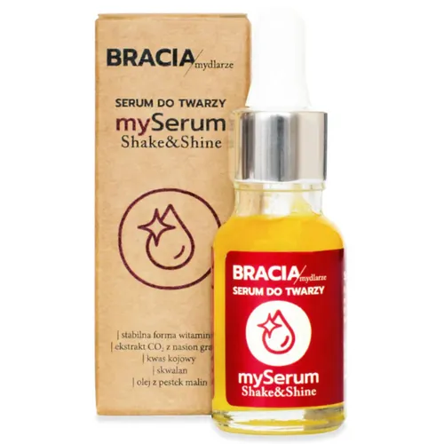 Bracia Mydlarze Shake & Shine, Serum do cery naczynkowej z witaminą C
