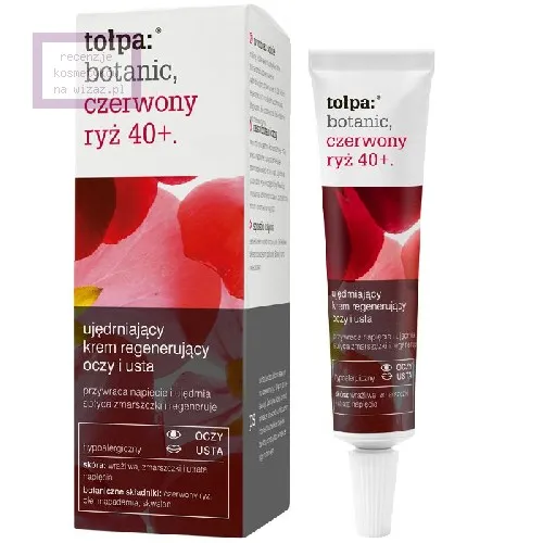 Tołpa Botanic, Czerwony Ryż 40+, Ujędrniający krem regenerujący oczy i usta