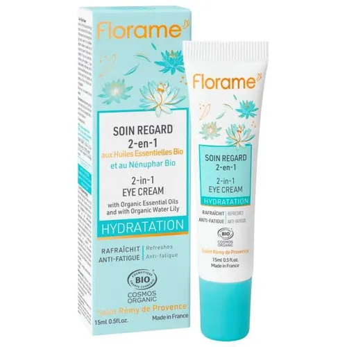 Florame Hydration, 2-in-1 Eye Cream (Nawilżający krem pod oczy 2w1)