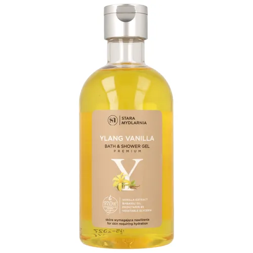 Stara Mydlarnia Eco Receptura, Ylang Vanilla, Bath & Shower Gel (Ylang - Ylang i wanilia, Żel pod prysznic i do kąpieli)