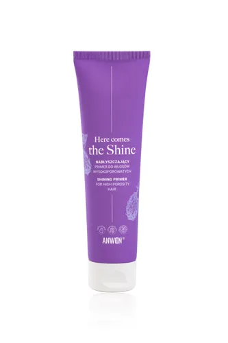 Anwen Here Comes the Shine, Nabłyszczający primer do włosów wysokoporowatych