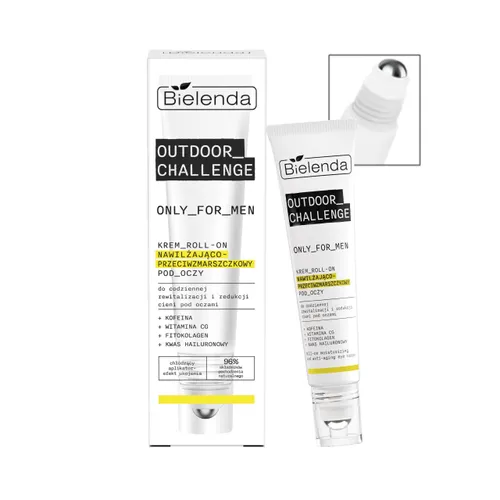 Bielenda Only For Men, Outdoor Challenge, Krem roll-on nawilżająco-przeciwzmarszczkowy pod oczy